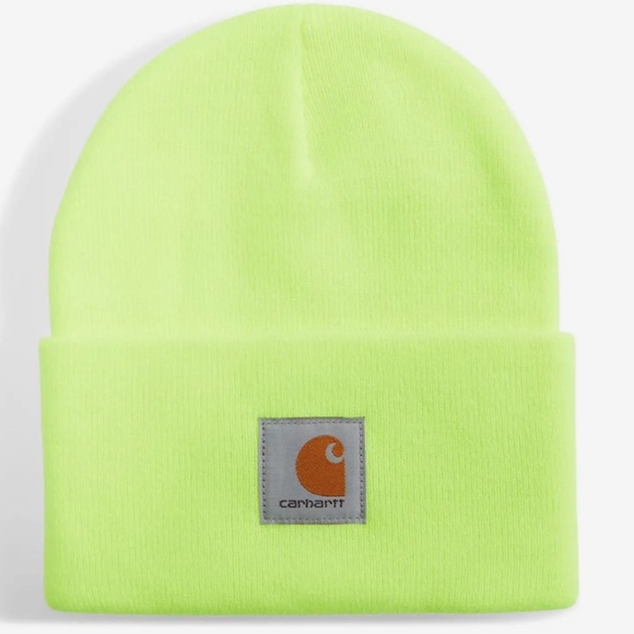 - Carhartt Flourescent knit hat - Picture 2 of 2